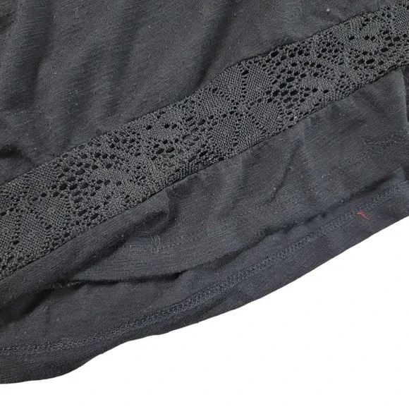 Tunic Tank Top Shirt Junior M 7-9 Dream on Dreamer Sleeveless Scoop Neck Black - Picture 8 of 16